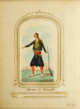 Uomo di Canali, a man from Konavlje