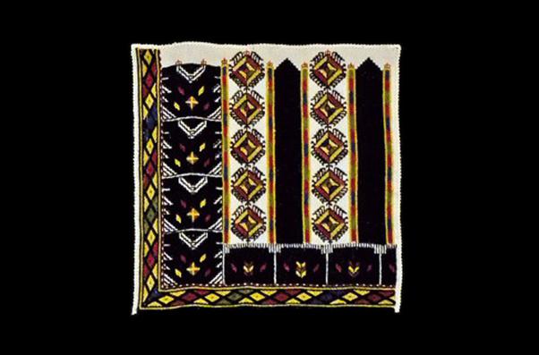 Pattern of needlework from a Macedonian shirt